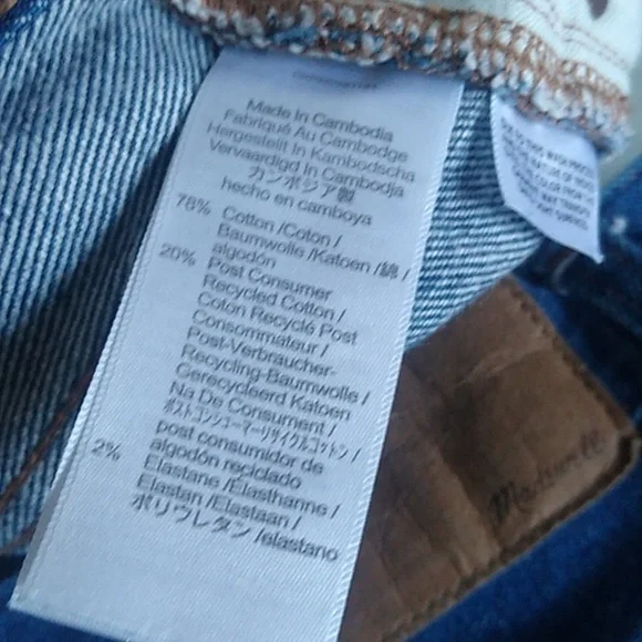 Madewell Womens Baggy Straight Jeans Size 31 medium wash Style NH643 - Picture 10 of 16